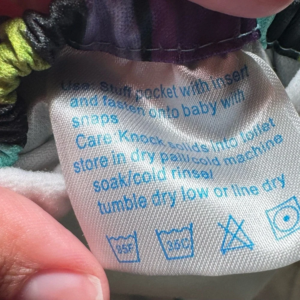 Squishy Tushie Monsters Inc Mike & Sully Cloth Diaper with Insert